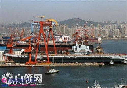 国产航母下水视频素材